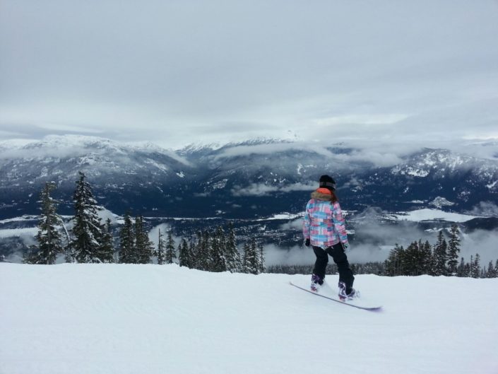 Canada, British Columbia, Vancouver - Whistler snowboarding