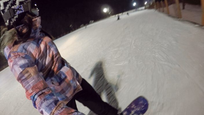 Korea, Pyeongchang - Phoenix Park overnight snowboarding