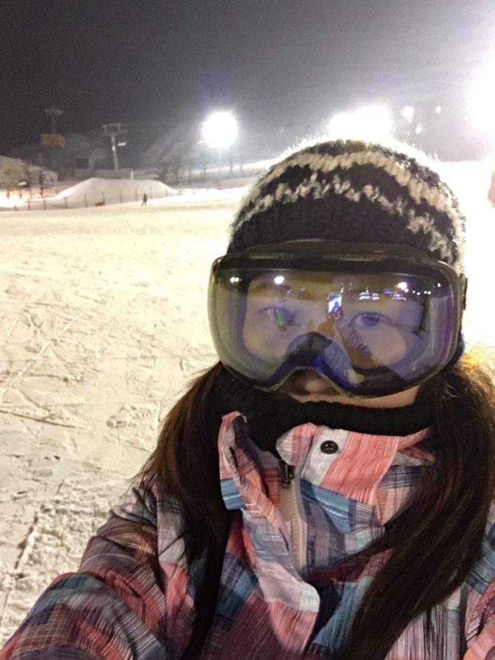 Korea, Pyeongchang - Phoenix Park overnight snowboarding