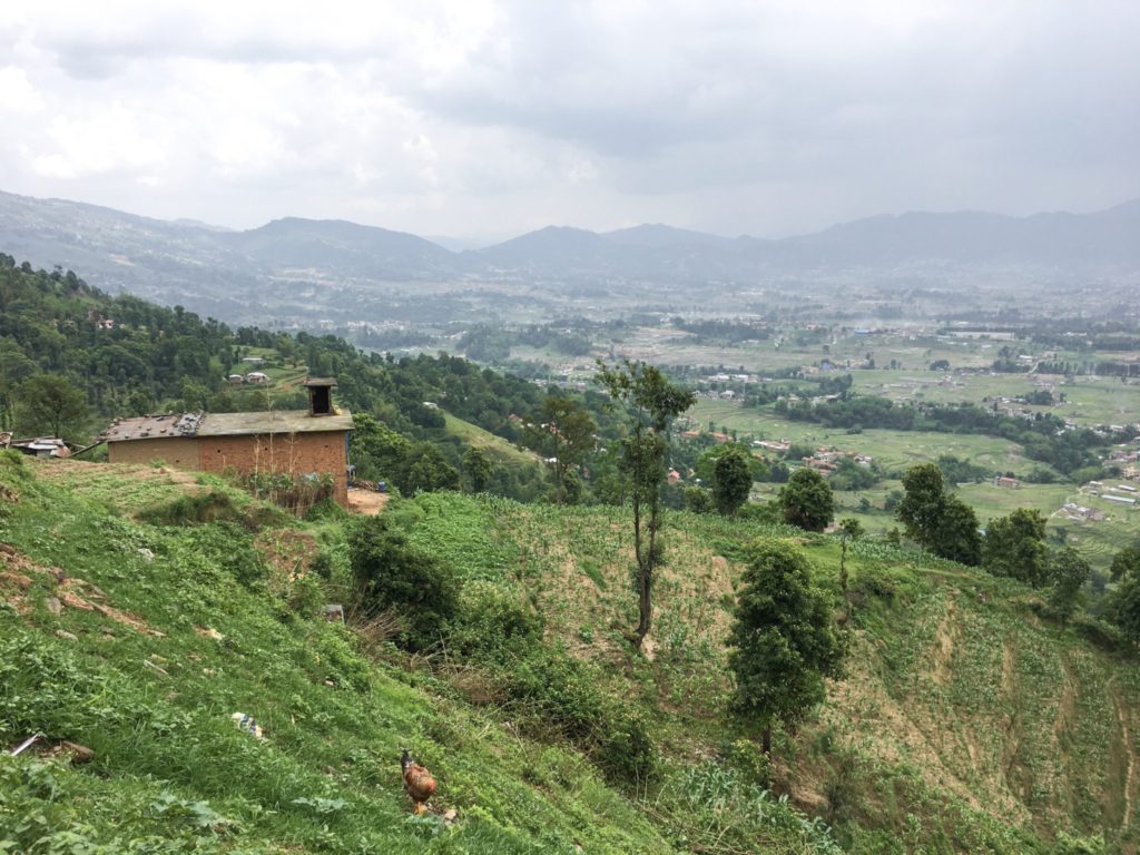 Nepal, Nagarkot - hike to Changunarayan