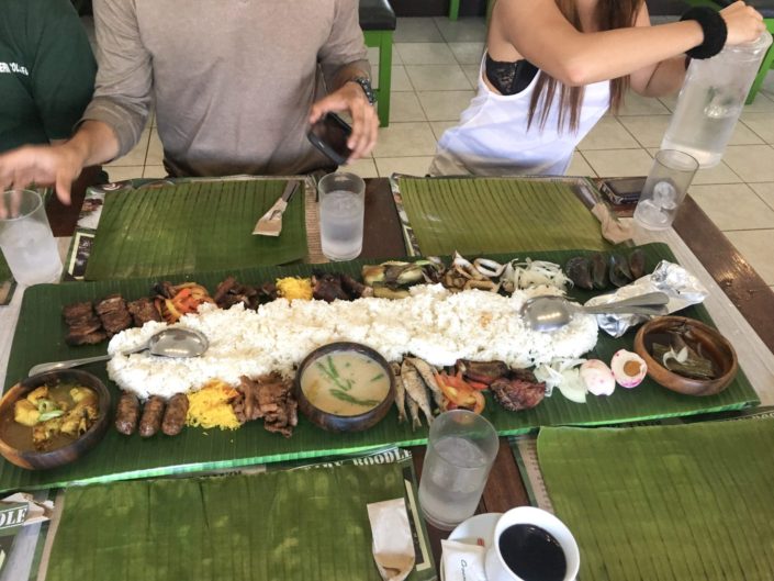Philippines, Batangas - feast after hike