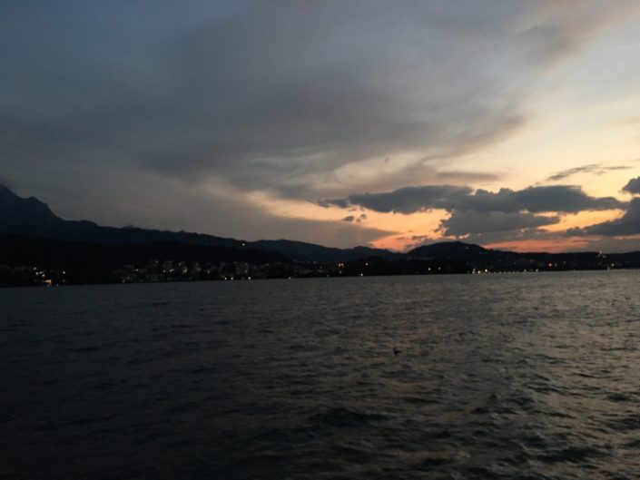Switzerland, Lucerne - sunset
