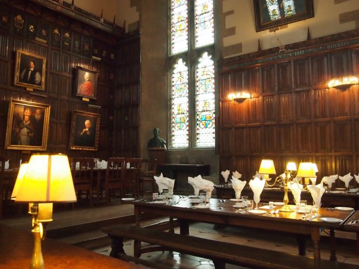 UK, Oxford - New College - dining hall