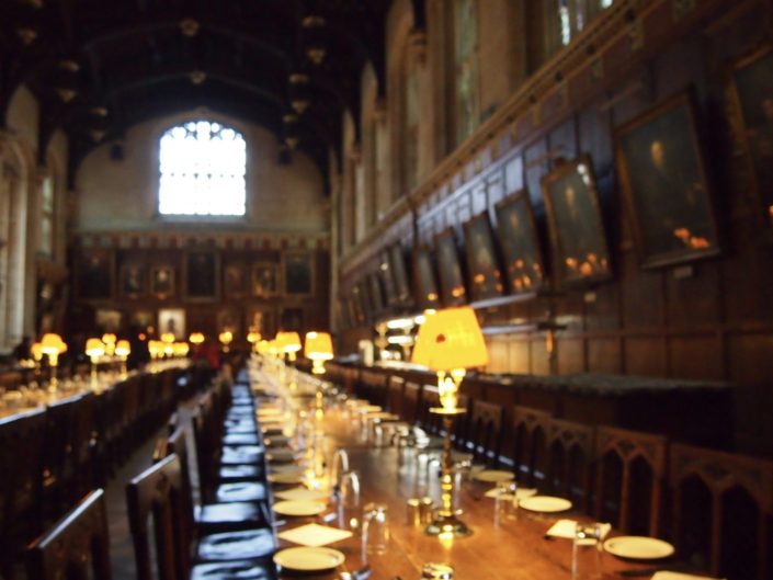 UK, Oxford - New College - dining hall