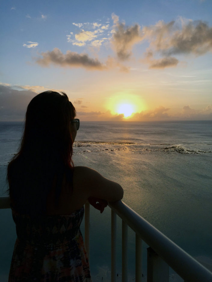 USA, Guam - sunset