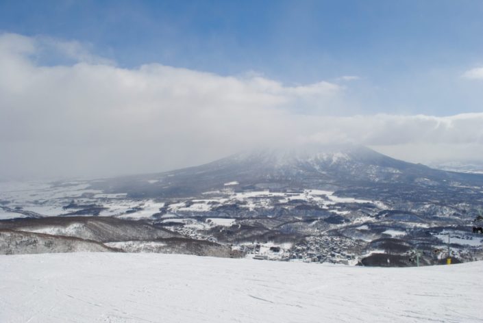 Japan, Hokkaido - Mt Yotei view from Niseko Grand Hirafu area